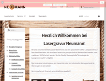 Tablet Screenshot of laser-gravuren.at
